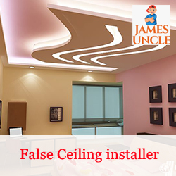 False Ceiling installer Mr. Pankaj Barman in Kadamtala Darjeeling